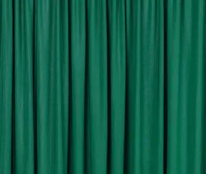 Emerald Green Spandex Stretch Drape Curtains 