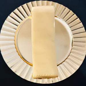Wheat Duchess Satin Napkins