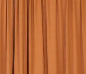 Terra-cotta Spandex Stretch Drape Curtains 