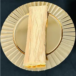 Harvest Gold Crinkle Taffeta Napkins