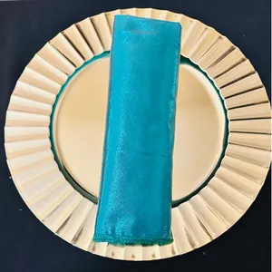 Green Tissue Lamé Napkins