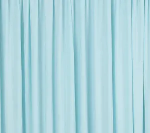 Baby Blue Spandex Stretch Drape Curtains