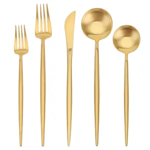 Matte Gold Flatware