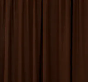 Chocolate Spandex Stretch Drape Curtains 