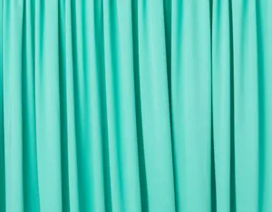 Turquoise Spandex Stretch Drape Curtains