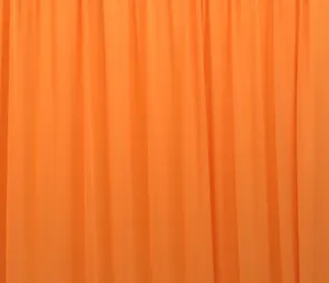 Orange Spandex Stretch Drape Curtains