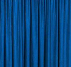 Royal Blue Spandex Stretch Drape Curtains 