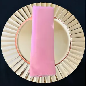 Peppermint Duchess Satin Napkins