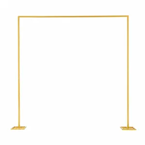 Gold Square Backdrop Frame - 8' × 8'