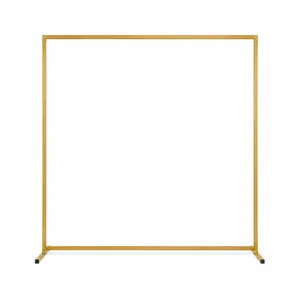 Gold Square Backdrop Frame – 6.6' × 6.6'