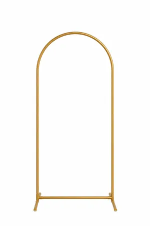 Gold Metal Arch Stand - Medium