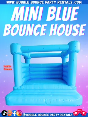  Week`s Special ! Mini Blue Modern Bounce House