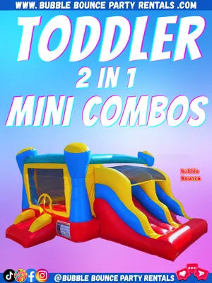  Week`s Special  Toddler 2-in-1 Bounce House with Slide – Colorful Combo Fun for Littles” 🎉🧸 Baby Bounce Collection