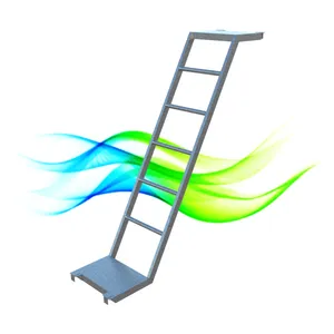 Escalera metálica p/andamio SS USADO