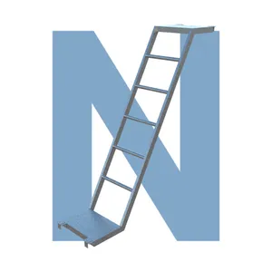 Escalera metálica p/andamio SS NUEVO