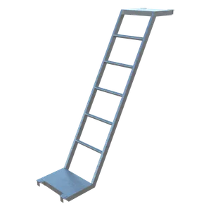 Escalera metálica p/andamio SS