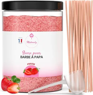 Sucre Barbe à Papa Fraise (au kg) | Booth Events