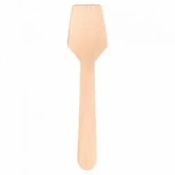 Petites Cuillères à Glace en Bois - Lot de 100 | Booth Events