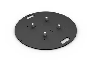 Embase lourde ø 800 mm pour séries M222/M290/M390 + demi-connecteurs