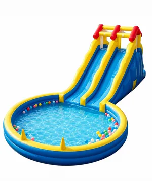 8ft Dual Lane Waterslide