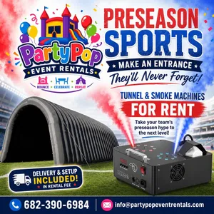 Sports Tunnel and Fog Machine Package