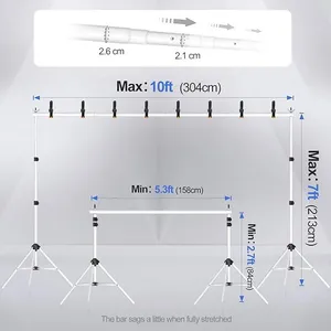 White Backdrop Stand