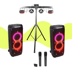 Pack sono 2200 W RMS - 2 JBL Partybox Ultimate + 1 Gigbar 2 + 2 micros sans fil