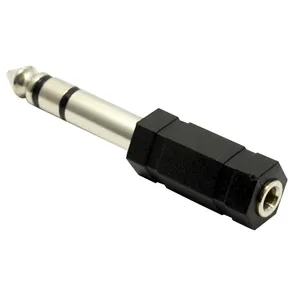 Adaptateur Audio Stéréo Jack Femelle 3,5 mm vers Jack Mâle 6,35 mm