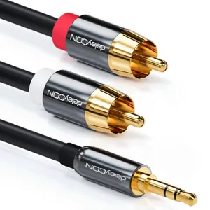 Câble Jack 3,5mm - 2x RCA - longueur 10m