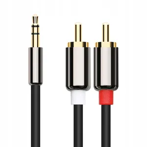 Câble Jack 3,5mm - 2x RCA - longueur <1m