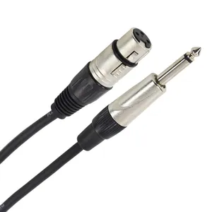 Câble jack 6.35 male - XLR femelle - longueur 5m