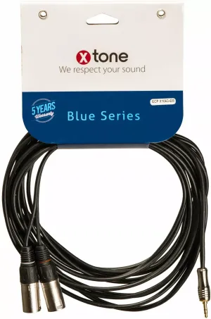  Câble Jack 3,5mm - 2 XLR (M) - longueur 6m