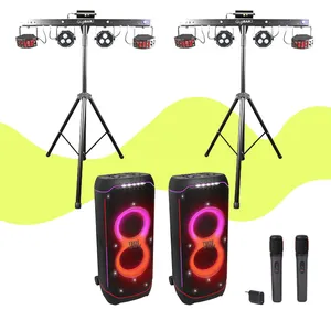 Pack sono 2200 W RMS - 2 JBL Partybox Ultimate + 2 Gigbar 2 + 2 micros sans fil