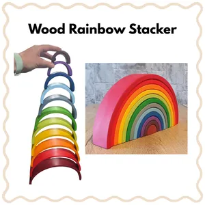 Wood Rainbow Stacker (2+ years)