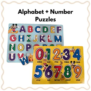 Alphabet and Number Puzzles (2+ years)