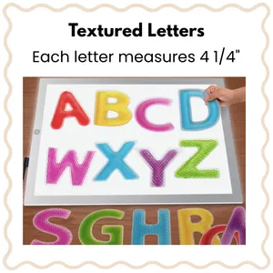 Textured Alphabet Letters (2+ years)