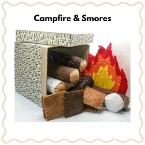 Felt Campfire Set + Smores (3+ years)