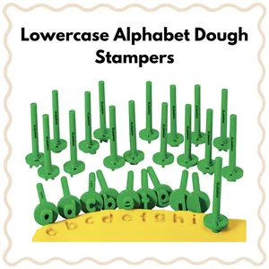 Lowercase Alphabet Dough Stamps (2+ years)