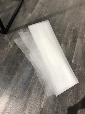 S05AAT 0763 - Floor length plain veil