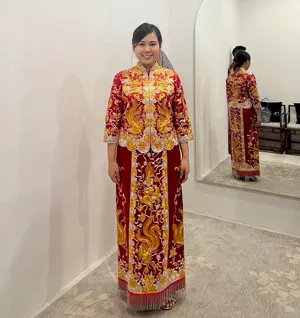 #1020 - HB female kua Xiao Wu Fu 小五福 石榴 Pomegranate Size: S / XL