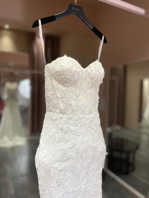 S05AAT 1011- Sweetheart tube leaves lace corset mermaid