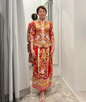 S05AAT 0960 - HB female kua Silver Phoenix 彩凤中五福 Size: M