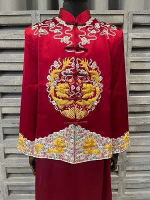 S05AAT 1318 - HB male kua Red double gold dragon