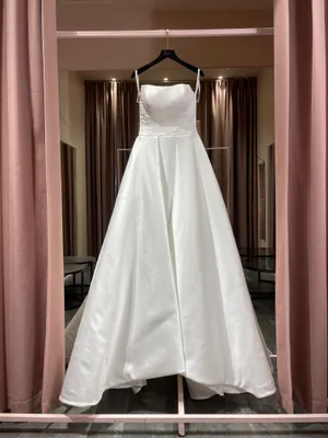 S05AAT 1391 Satin Ball Gown Tube Plus size