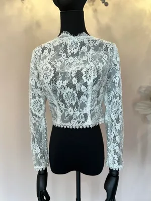 S05AAT 1157 Small flower edge bolero