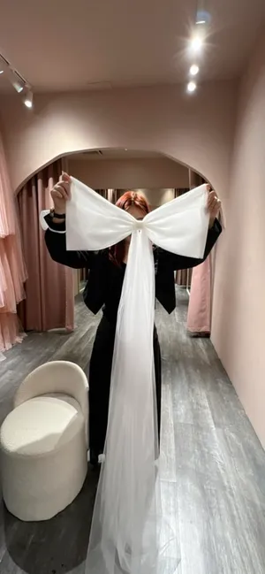 S05AAT 1316 Detacable bow organza