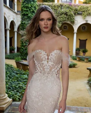 S05AAT 1457 See through side waist  sze lin mermaid lace corset