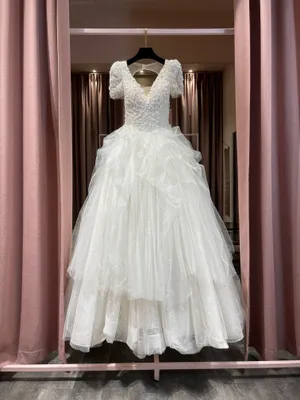 S05AAT 1555 Short Sleeves korean ball gown