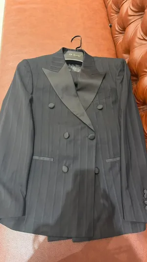  1802 PANTS Double Breasted Line Black Tux [PH3505]