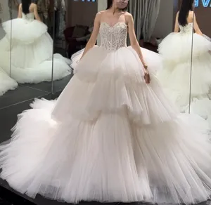 S05AAT 0941 - Gelly 3 layered tulle Ball gown